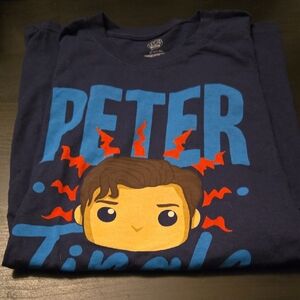 Funko Pop Peter Tingle Marvel Collectors Corps Exclusive Shirt XL